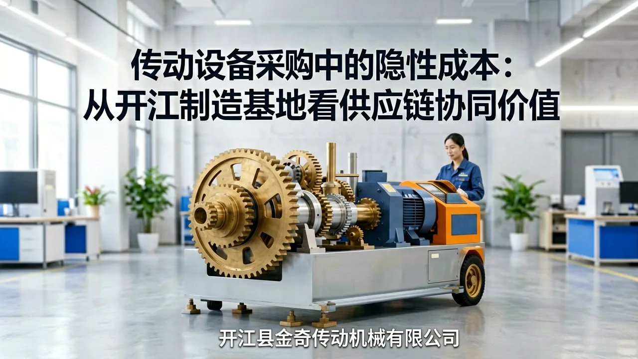 传动设备采购中的隐性成本：从开江制造基地看供应链协同价值